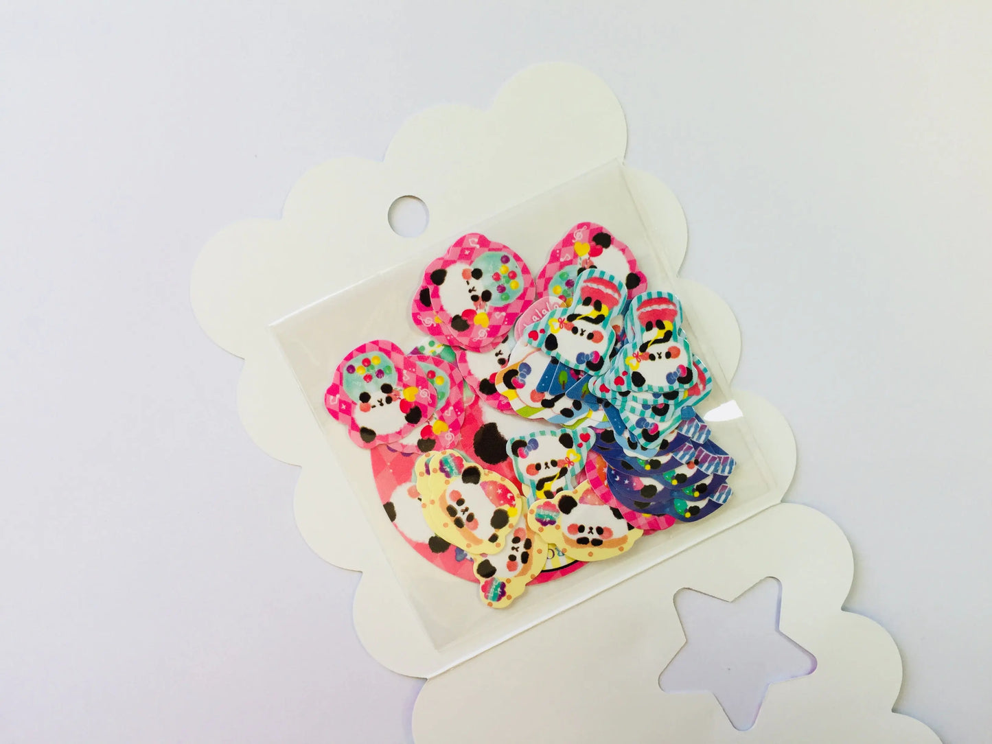 Marchen Friends Sticker Flakes - 50 pieces - Kawaii Panda Stickers The Crafts and Glitter Shop