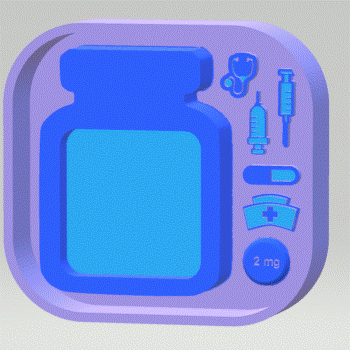 Medic Set Silicone Mold Housing STL File - for 3D printing - FILE ONLY - with tray to make your own silicone molds - The Crafts and Glitter Shop