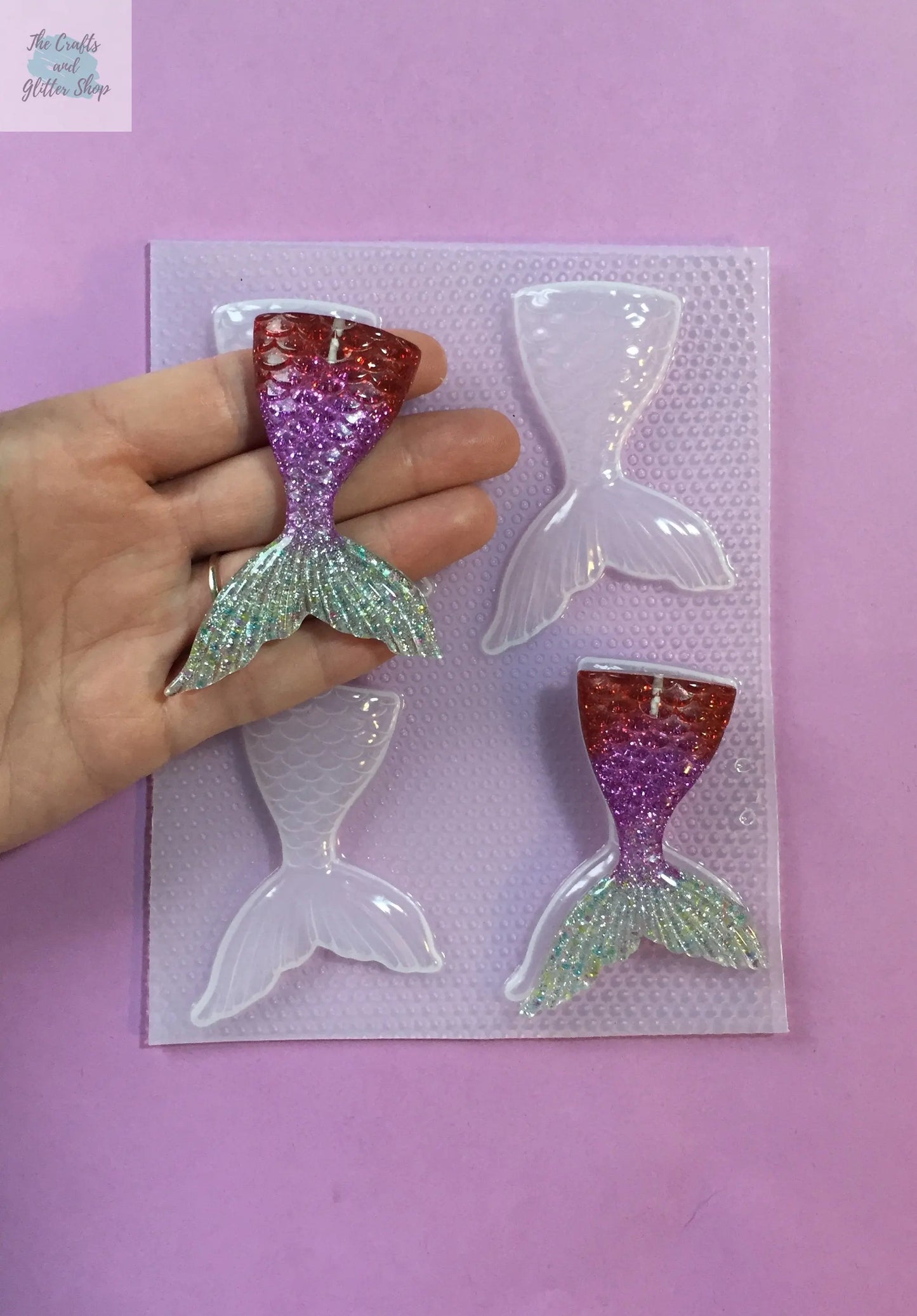 Mermaid Tail Plastic Mold The Crafts and Glitter Shop