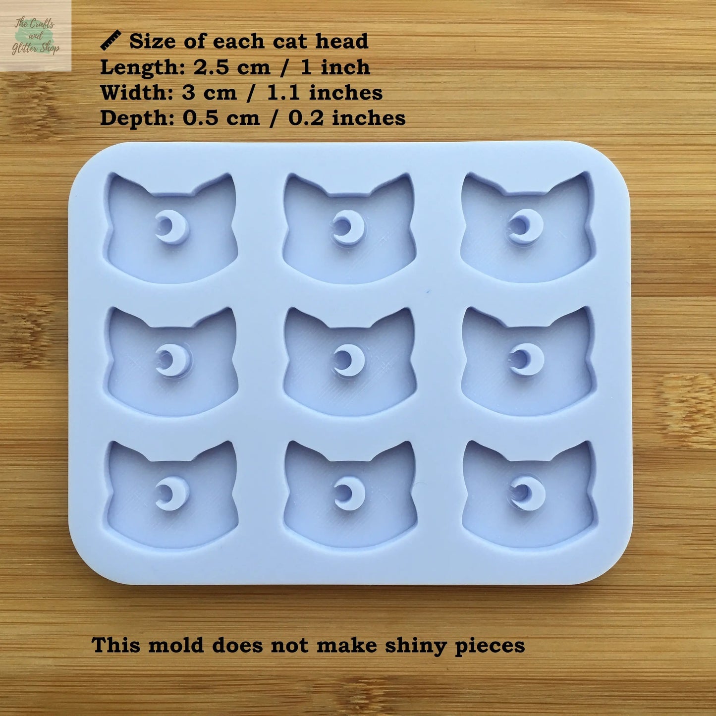 Moon Cat Silicone Mold - The Crafts and Glitter Shop