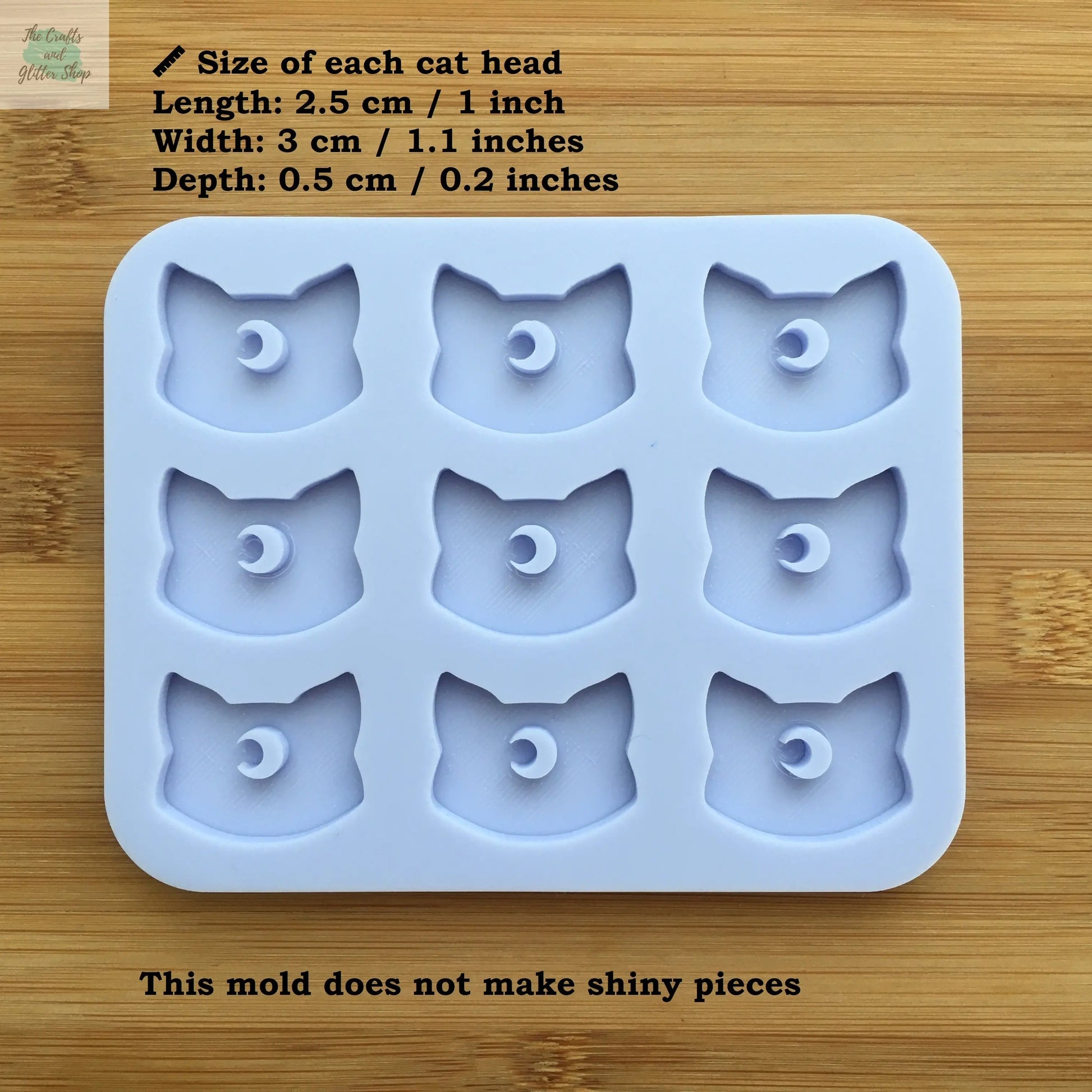 Moon Cat Silicone Mold - The Crafts and Glitter Shop