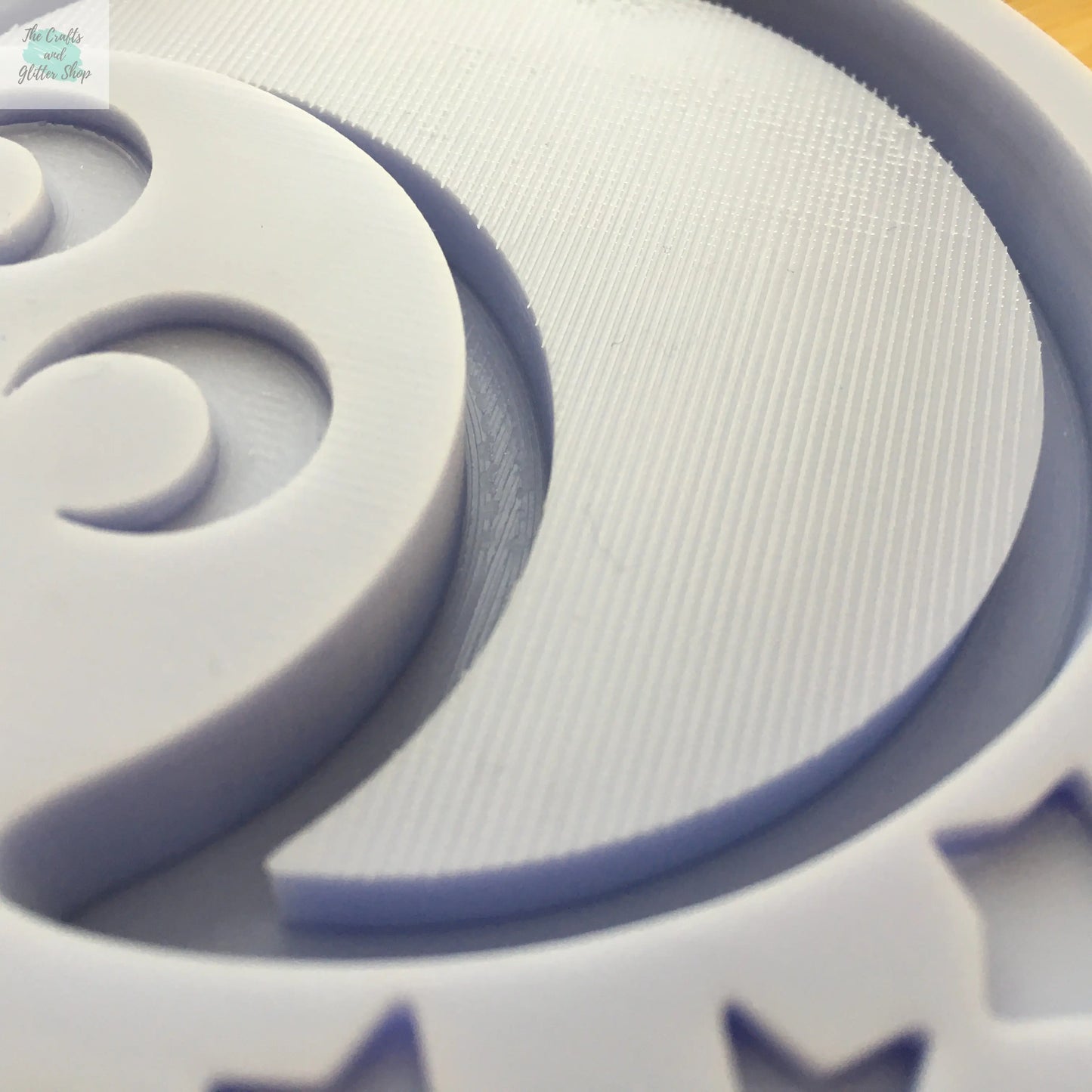 Moon Shaker with bits Silicone Mold - The Crafts and Glitter Shop