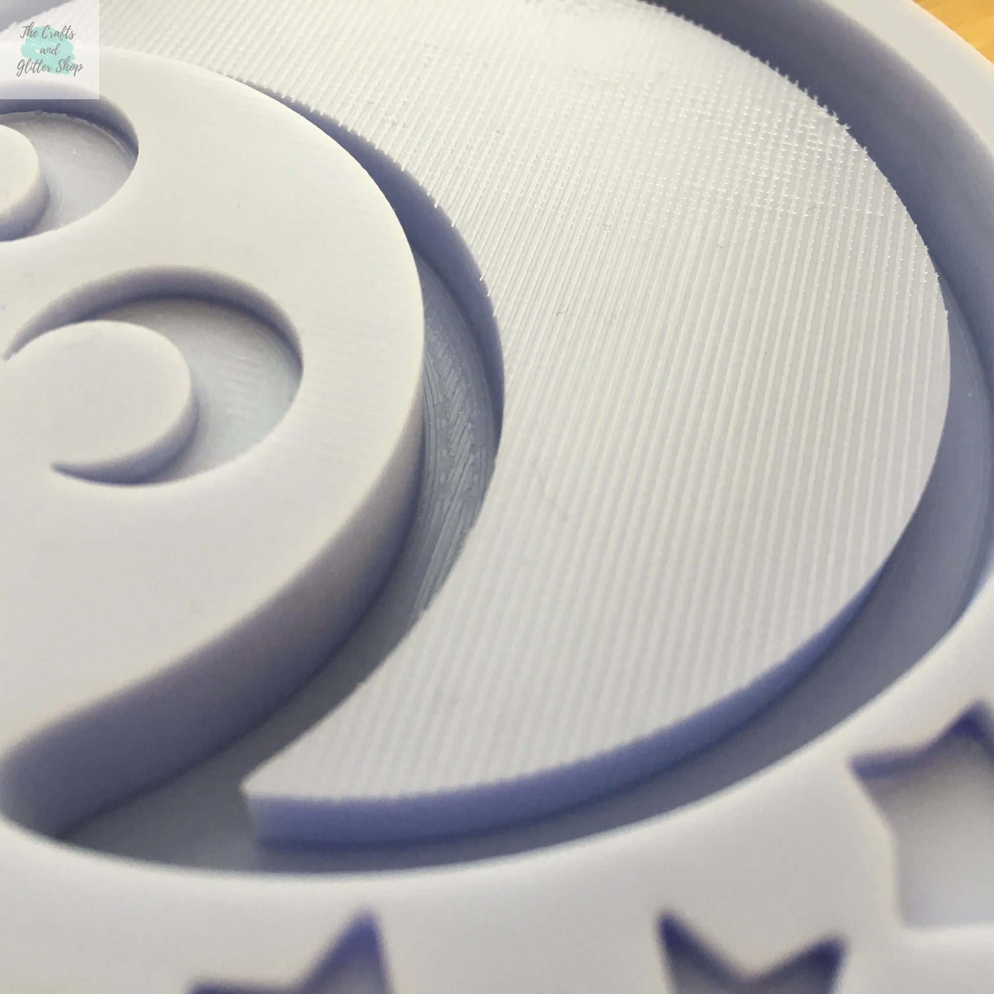 Moon Shaker with bits Silicone Mold - The Crafts and Glitter Shop