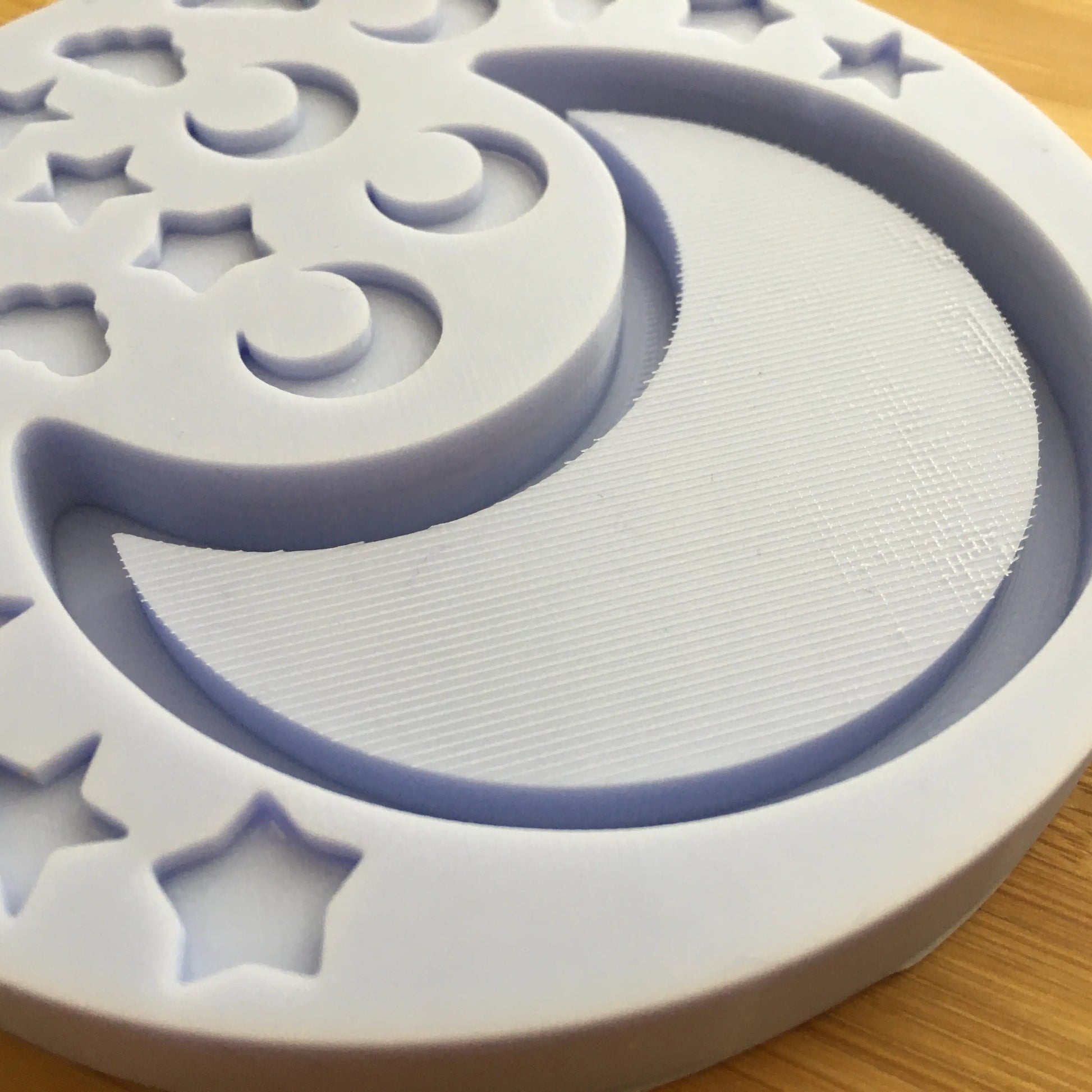 Moon Shaker with bits Silicone Mold - The Crafts and Glitter Shop