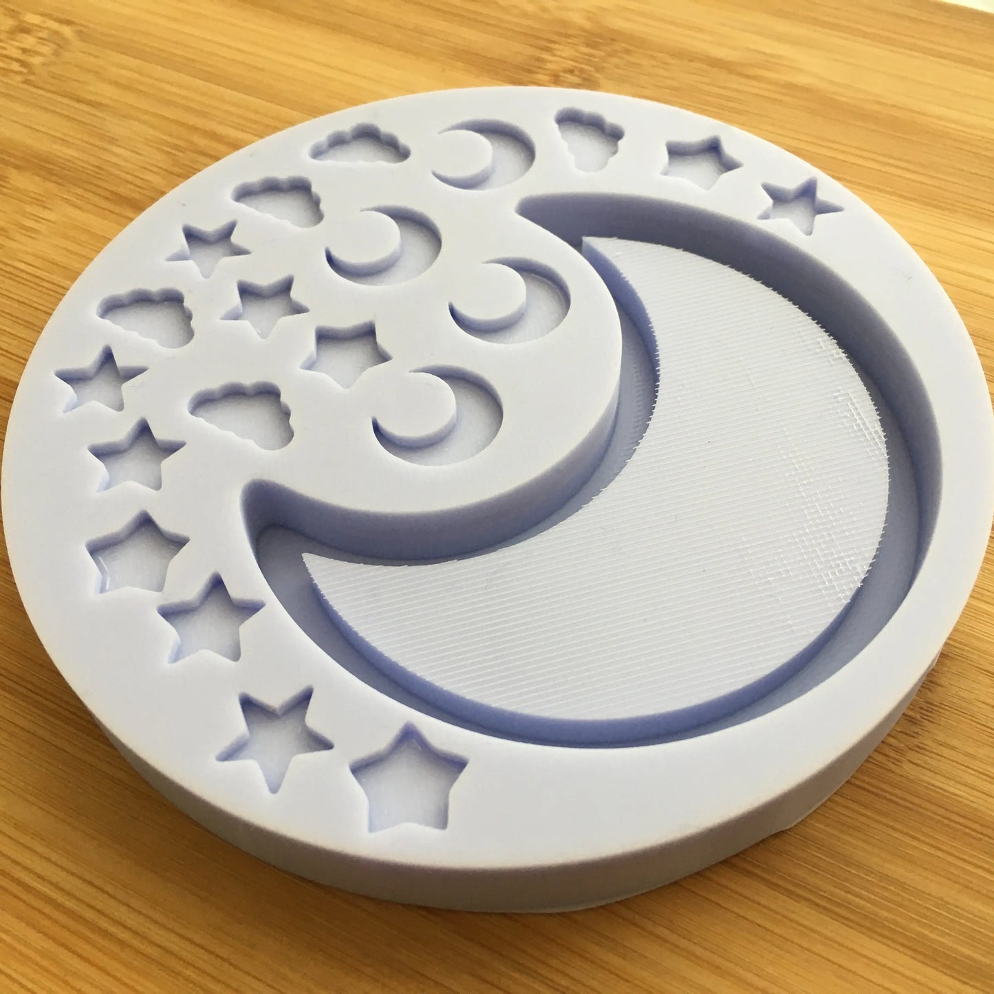Moon Shaker with bits Silicone Mold - The Crafts and Glitter Shop
