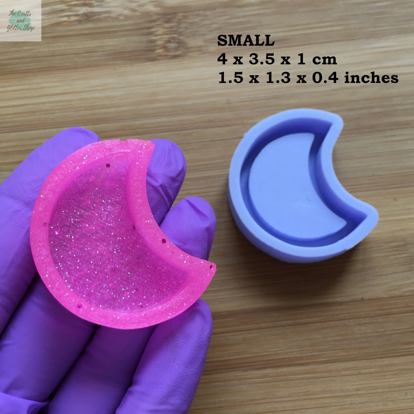 Moon Silicone Mold - The Crafts and Glitter Shop
