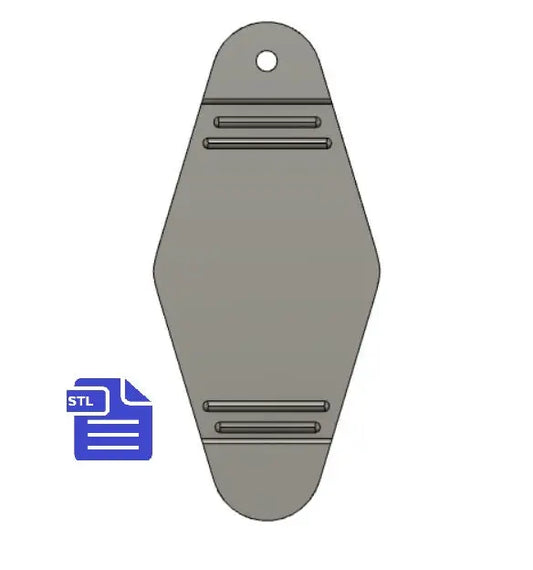 Motel Tag STL File - for 3D printing - FILE ONLY - The Crafts and Glitter Shop
