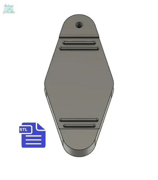 Motel Tag STL File - for 3D printing - FILE ONLY - The Crafts and Glitter Shop