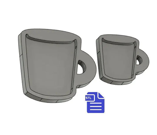 Mug Shaker STL File - for 3D printing - FILE ONLY - The Crafts and Glitter Shop