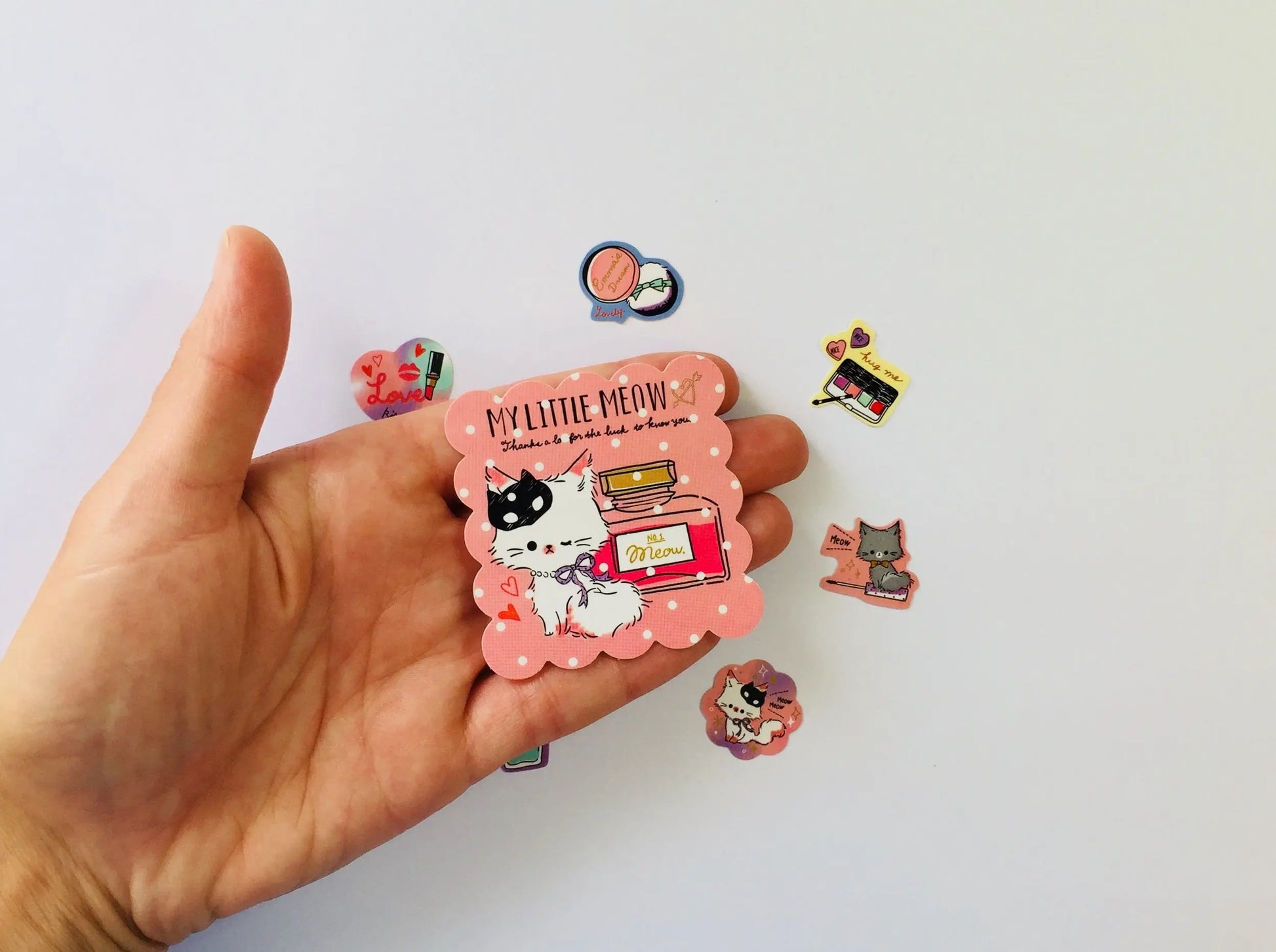 My Little Meow Sticker Flakes - 50 pieces - Kawaii Stickers - Loose stickers The Crafts and Glitter Shop