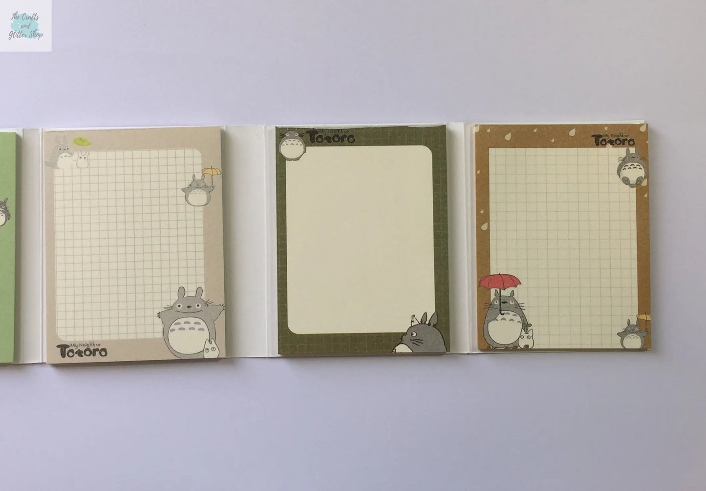 My Neighbor Totoro Sticky Notes Booklet - choose from 4 designs The Crafts and Glitter Shop