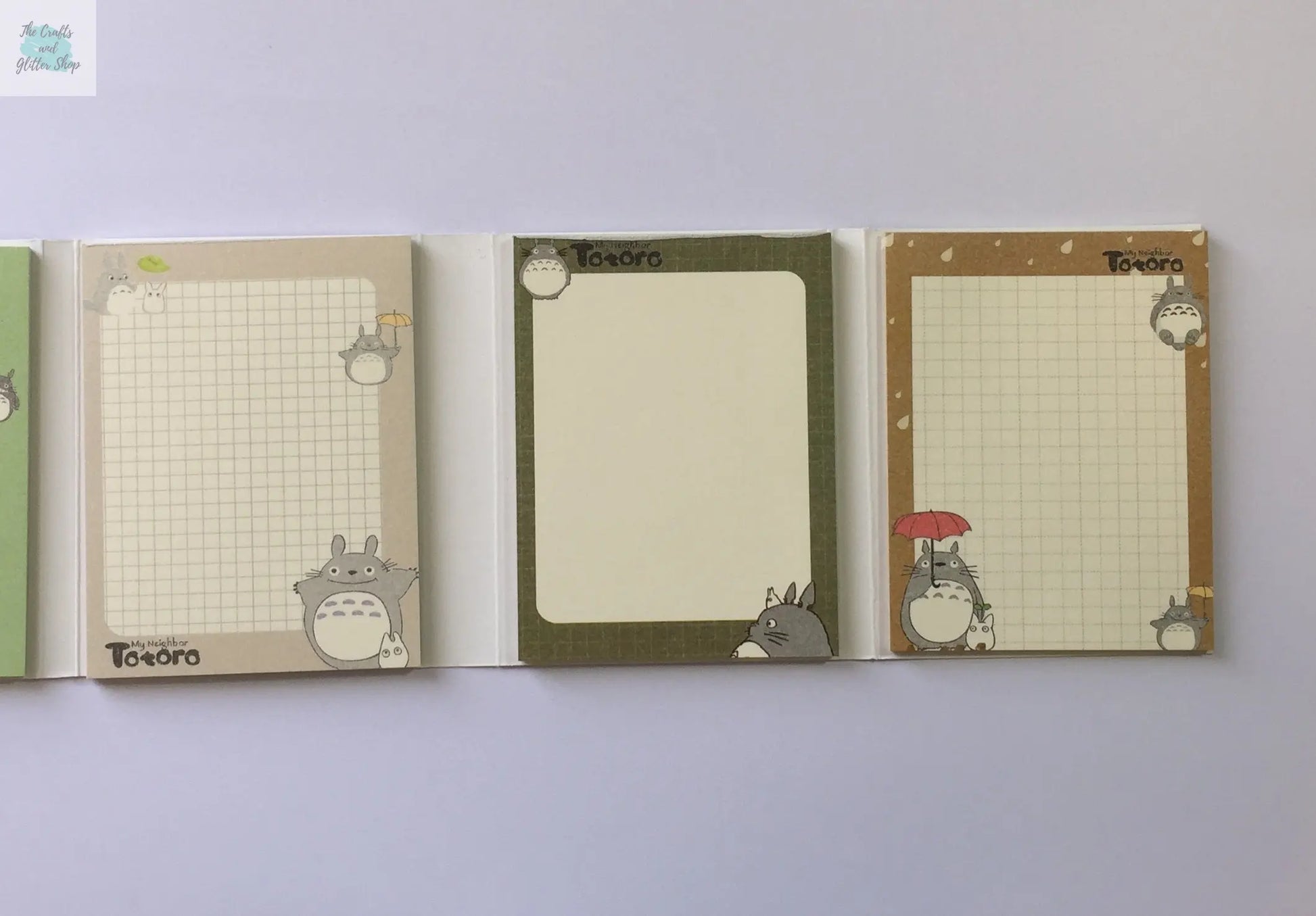 My Neighbor Totoro Sticky Notes Booklet - choose from 4 designs The Crafts and Glitter Shop