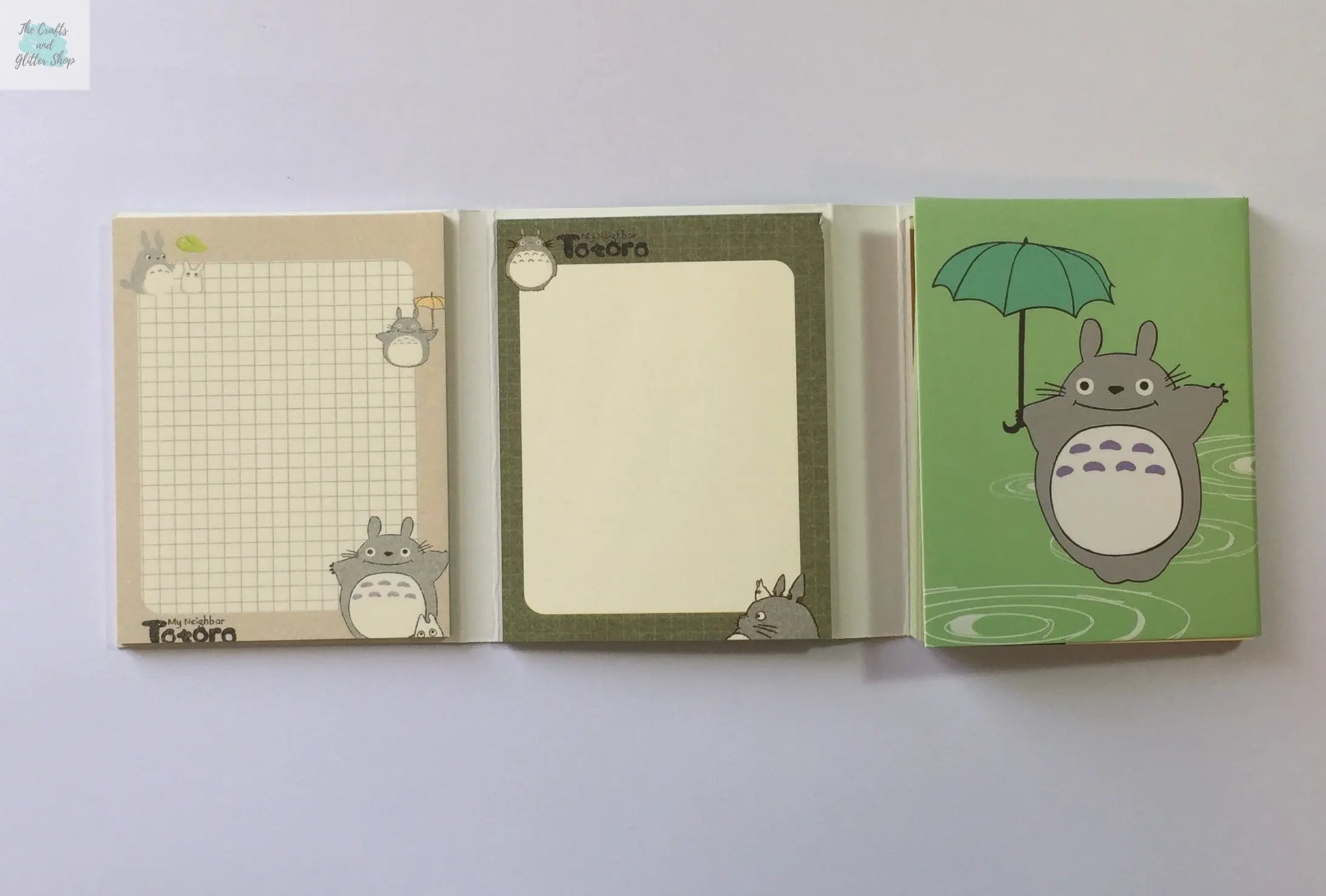 My Neighbor Totoro Sticky Notes Booklet - choose from 4 designs The Crafts and Glitter Shop