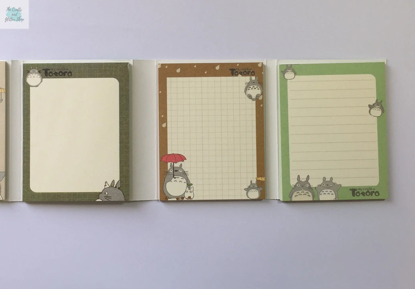 My Neighbor Totoro Sticky Notes Booklet - choose from 4 designs The Crafts and Glitter Shop