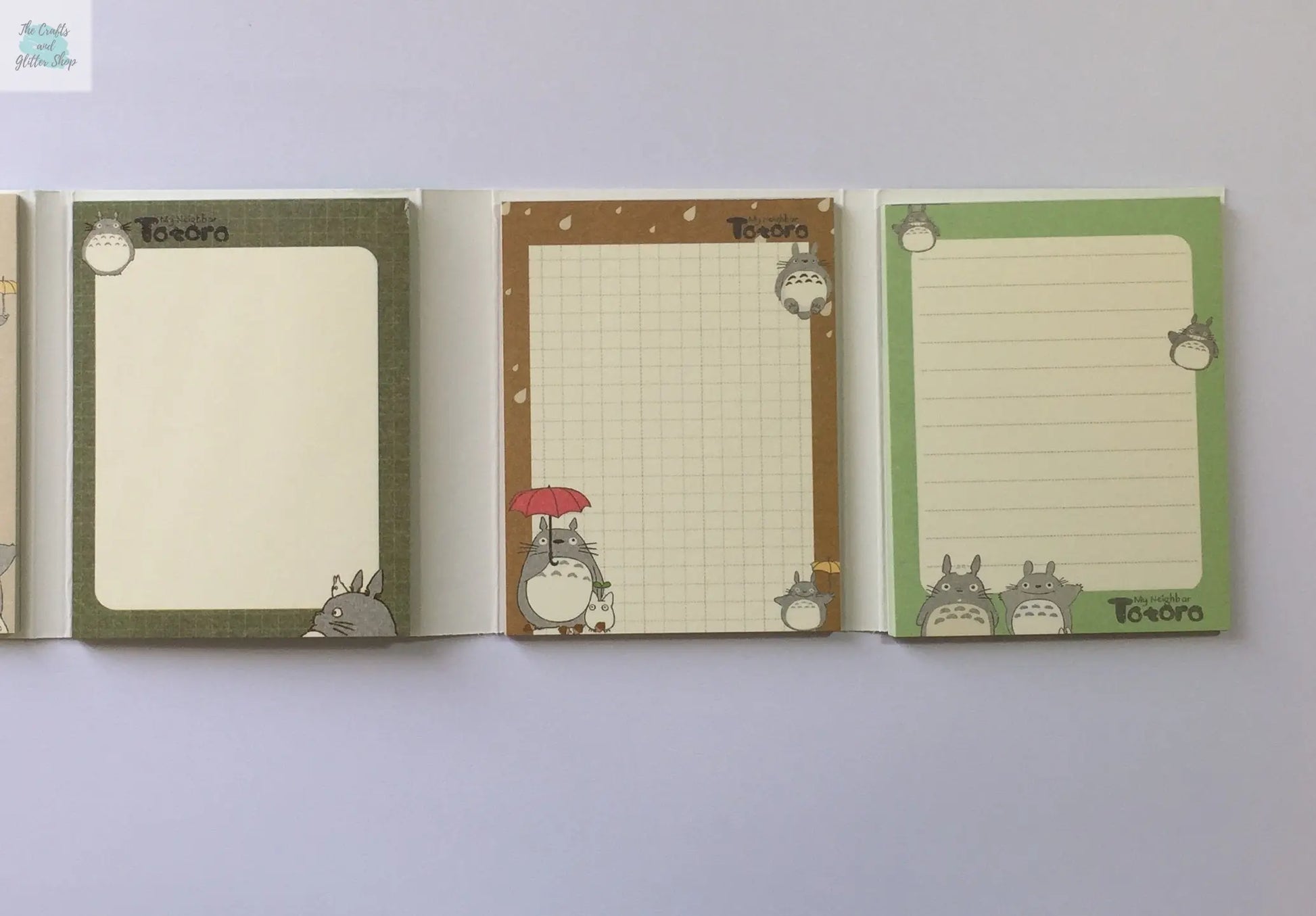 My Neighbor Totoro Sticky Notes Booklet - choose from 4 designs The Crafts and Glitter Shop