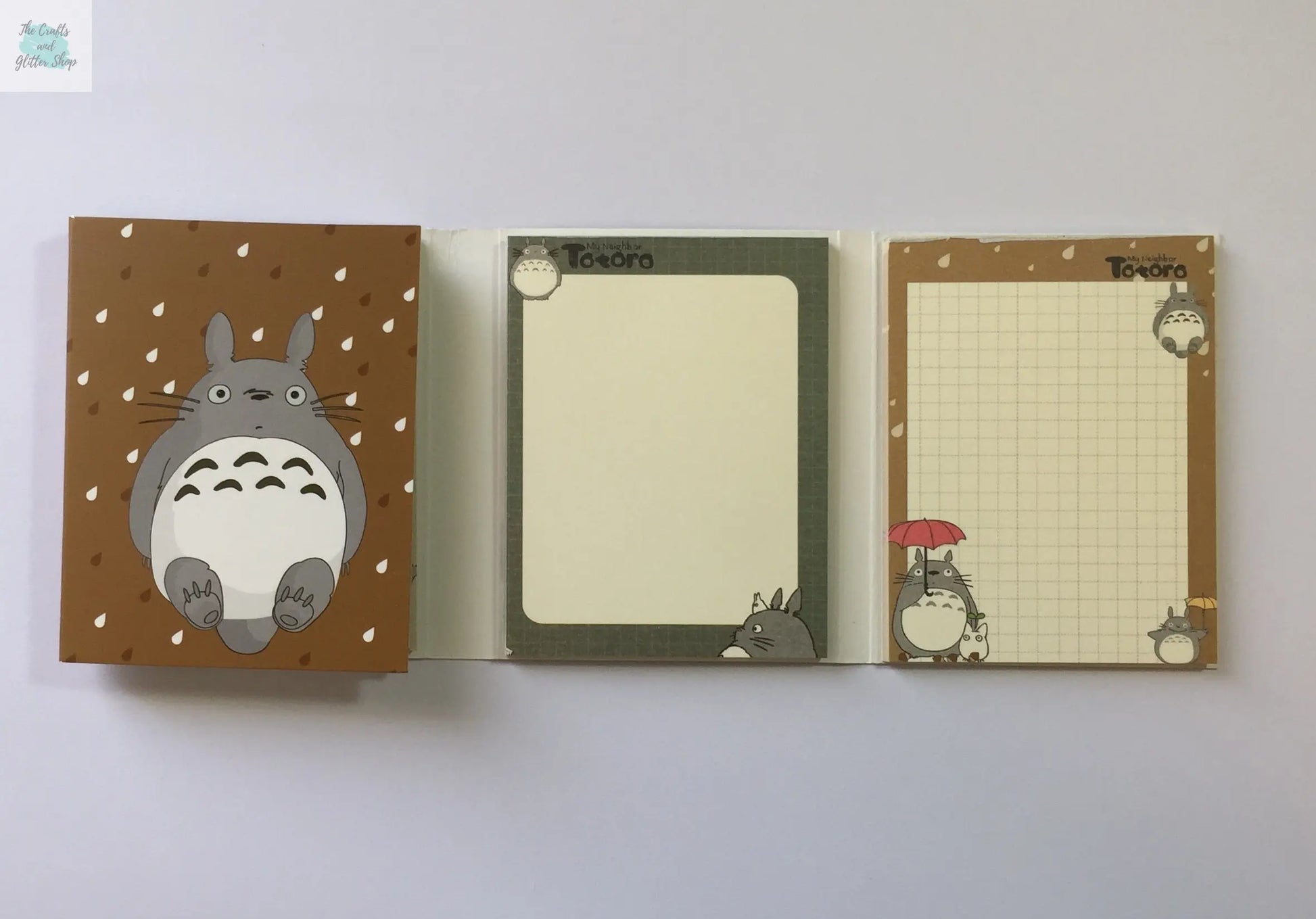 My Neighbor Totoro Sticky Notes Booklet - choose from 4 designs The Crafts and Glitter Shop
