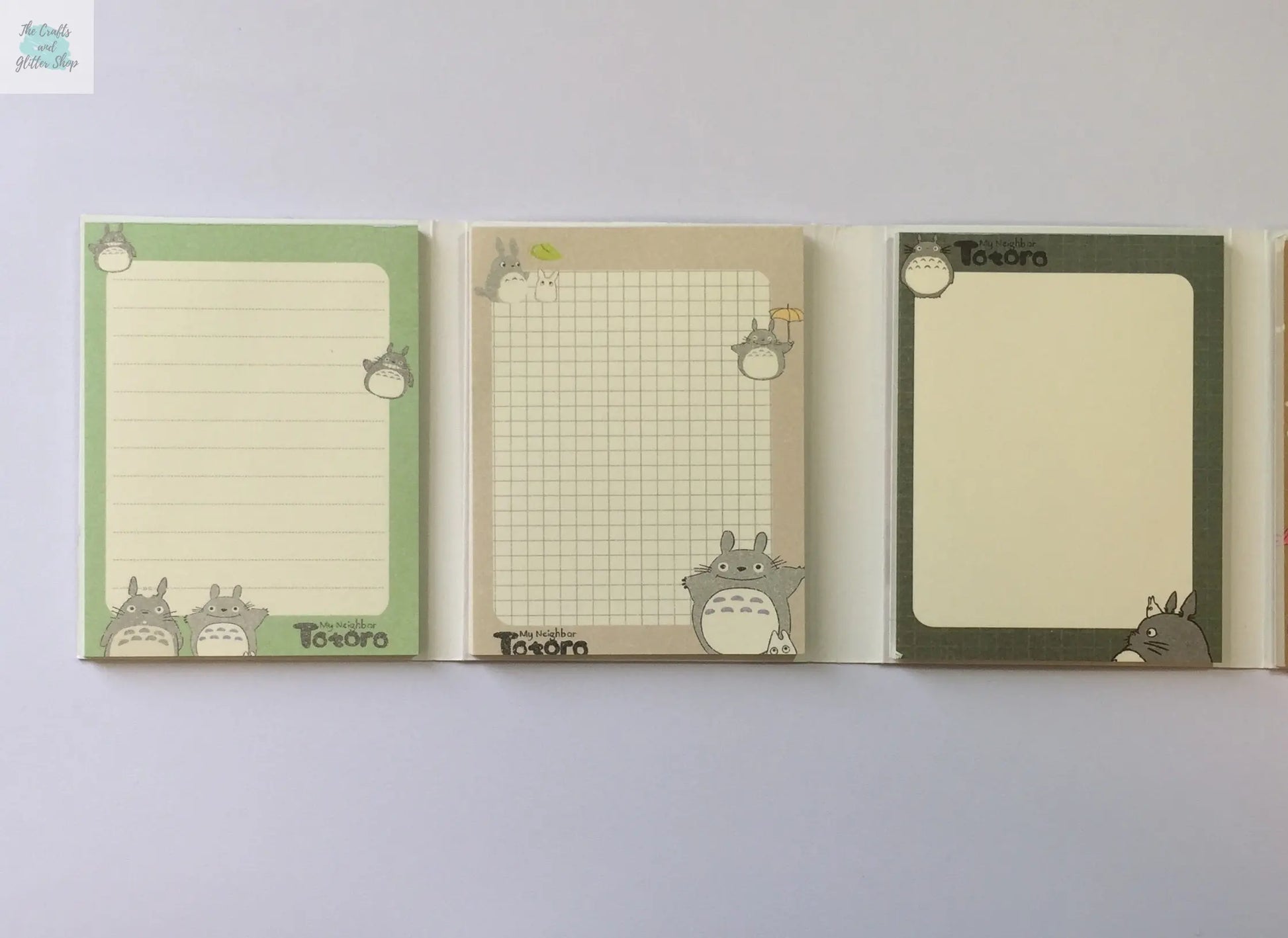 My Neighbor Totoro Sticky Notes Booklet - choose from 4 designs The Crafts and Glitter Shop