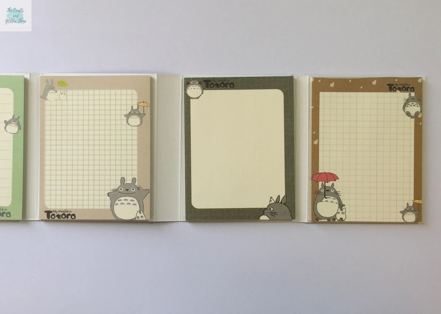My Neighbor Totoro Sticky Notes Booklet - choose from 4 designs The Crafts and Glitter Shop