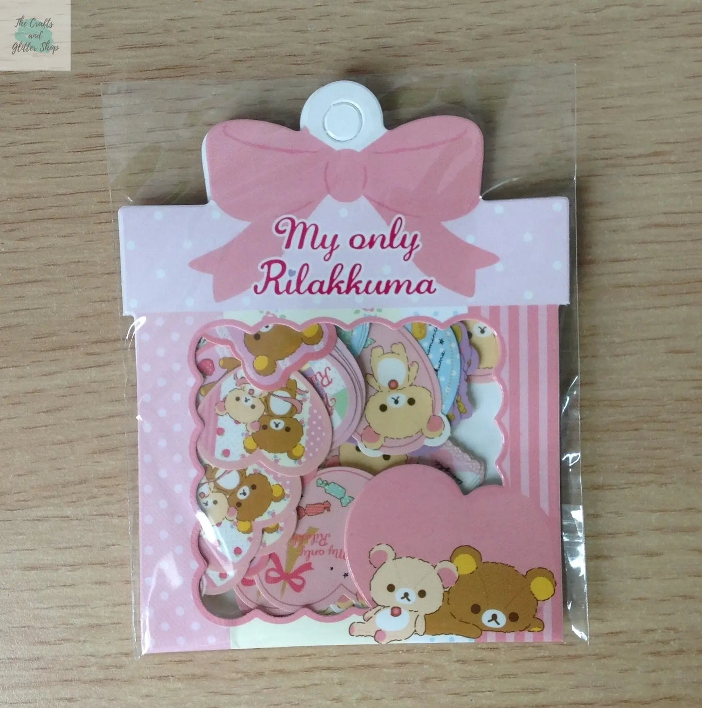 My Only Rilakkuma Sticker Flakes - 60 pieces - Kawaii Stickers The Crafts and Glitter Shop