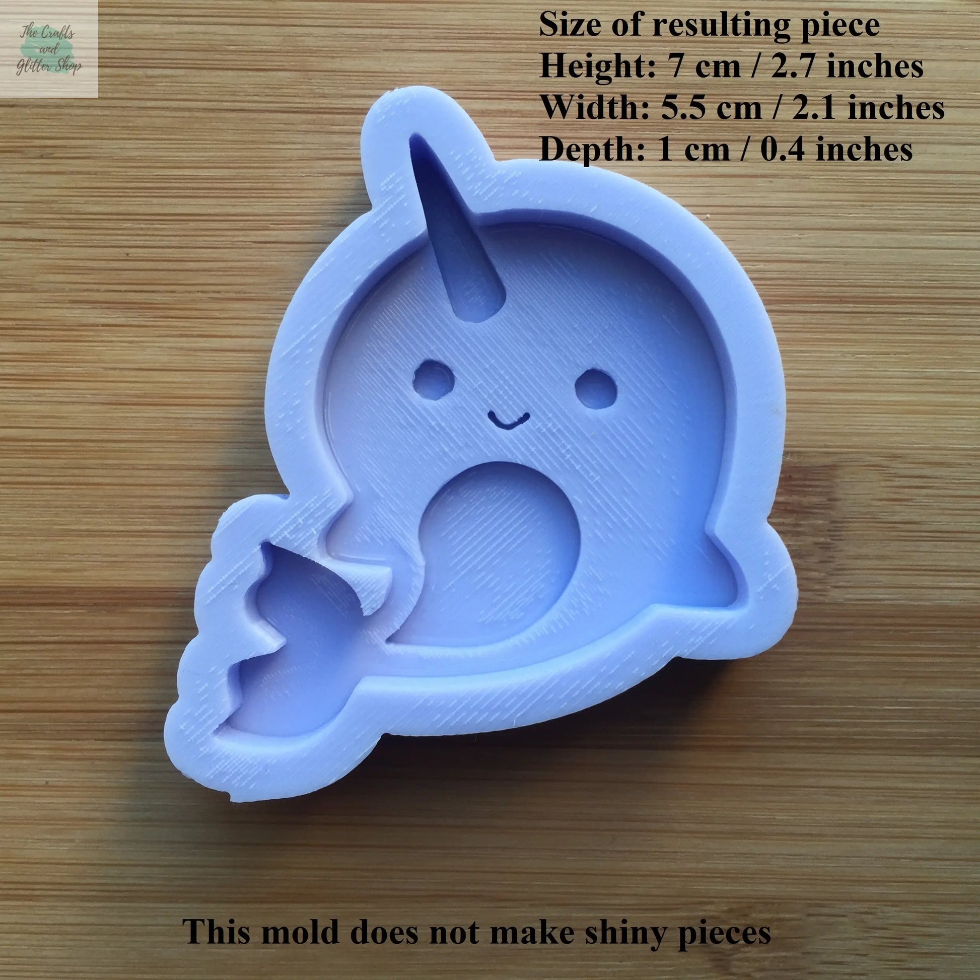 Narwhal Silicone Mold The Crafts and Glitter Shop