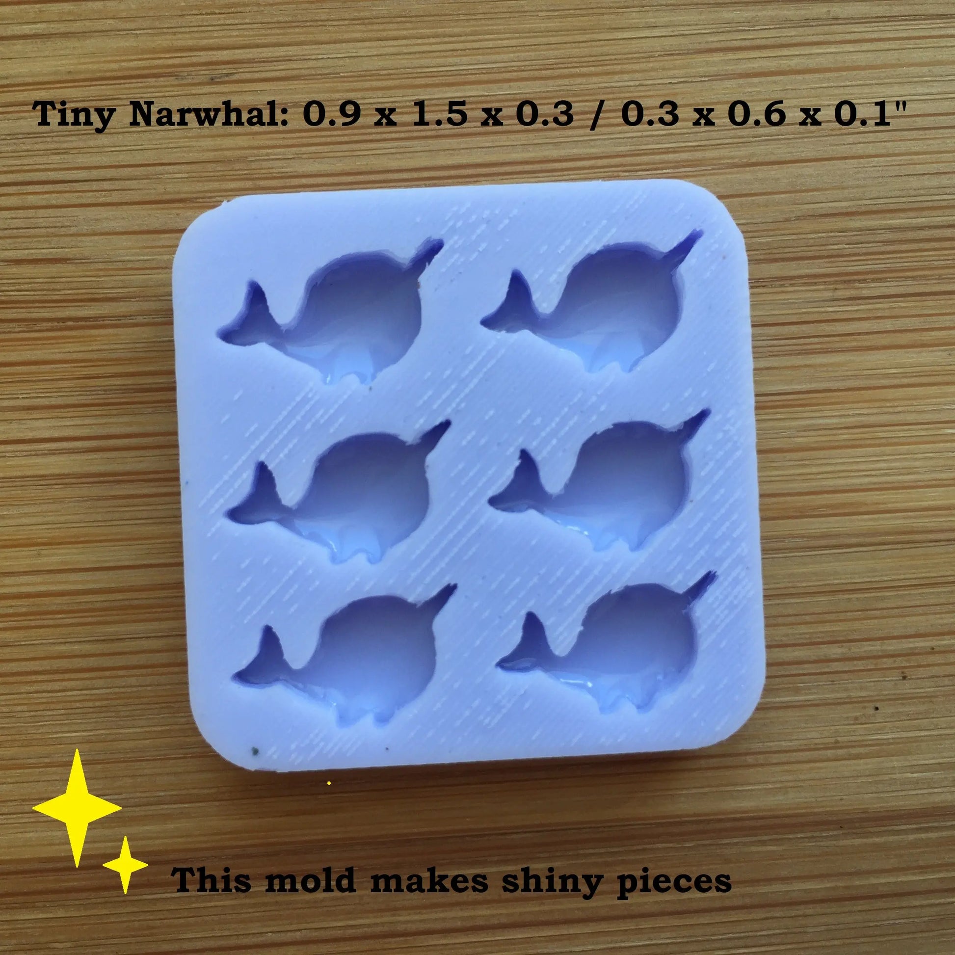 Narwhal Silicone Mold The Crafts and Glitter Shop