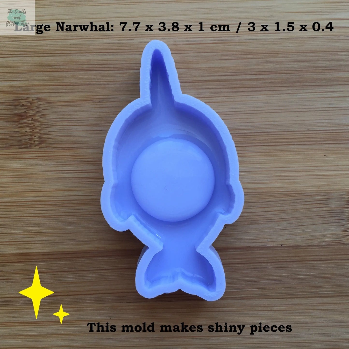 Narwhal Silicone Mold The Crafts and Glitter Shop