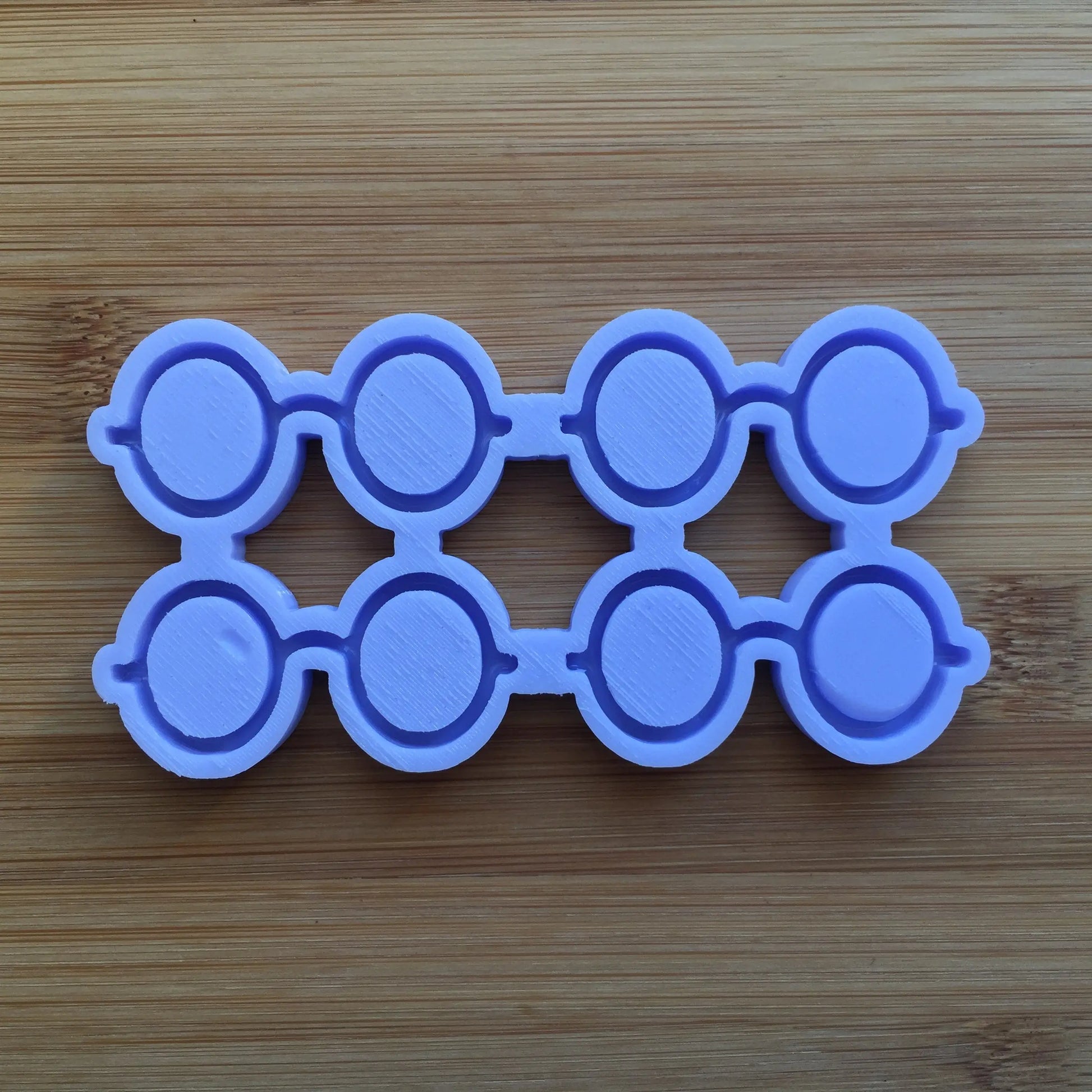 Nerdy Glasses Outline Silicone Mold The Crafts and Glitter Shop