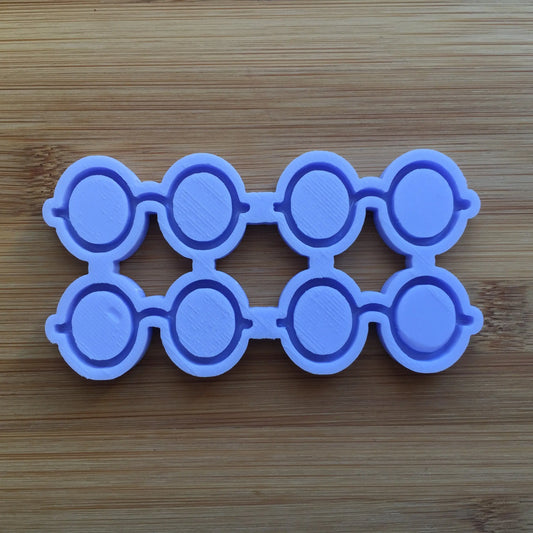 Nerdy Glasses Outline Silicone Mold The Crafts and Glitter Shop