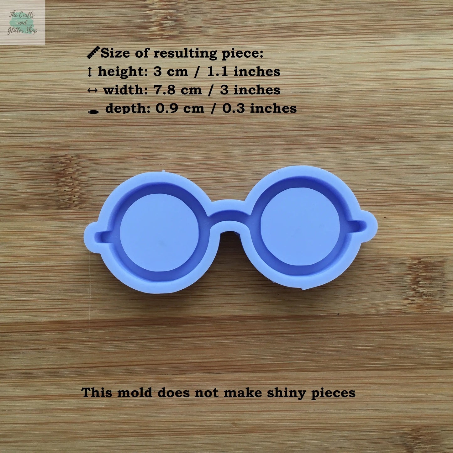 Nerdy Glasses & Book Silicone Mold - The Crafts and Glitter Shop
