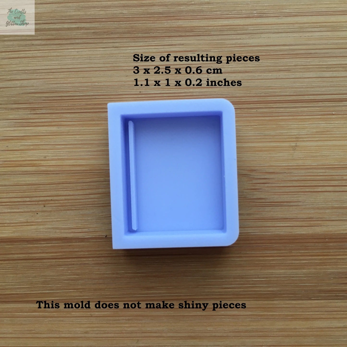 Nerdy Glasses & Book Silicone Mold - The Crafts and Glitter Shop