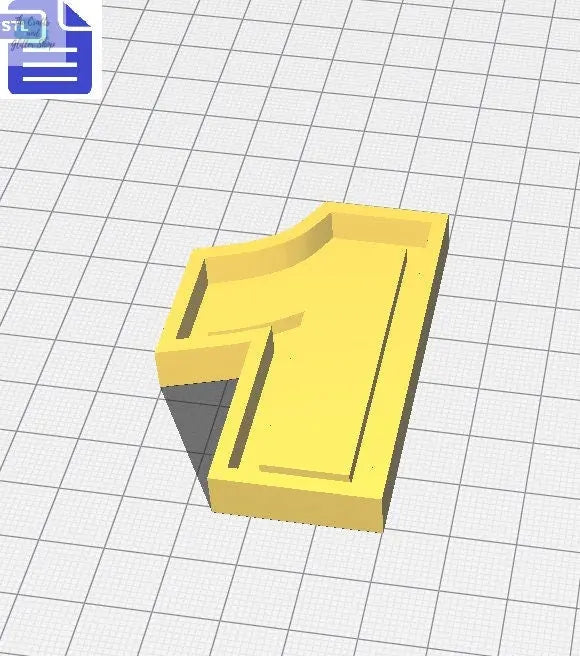Number Silicone Mold Tray STL File - for 3D printing - FILE ONLY - Individual Numbers with tray to make silicone molds - diy freshies mold