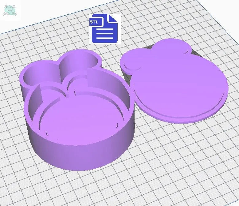 Ostara Bath Bomb Mold STL File - for 3D printing - FILE ONLY Ostara Sign Bath Bomb Press - Shower Steamer Mould - The Crafts and Glitter Shop
