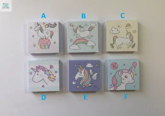 Pastel Unicorn Memo Pad Paper 75 Sheets - Stationery Supplies The Crafts and Glitter Shop