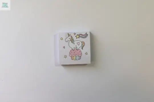 Pastel Unicorn Memo Pad Paper 75 Sheets - Stationery Supplies The Crafts and Glitter Shop