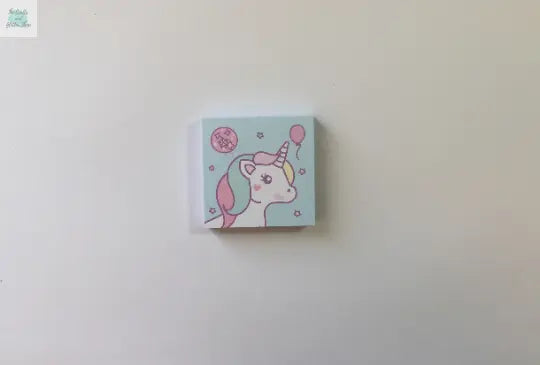 Pastel Unicorn Memo Pad Paper 75 Sheets - Stationery Supplies The Crafts and Glitter Shop