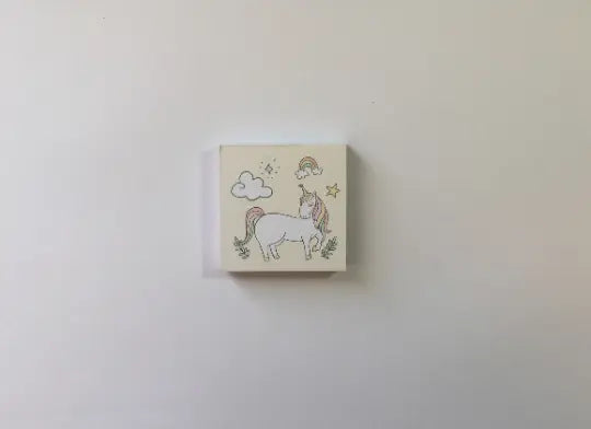 Pastel Unicorn Memo Pad Paper 75 Sheets - Stationery Supplies The Crafts and Glitter Shop