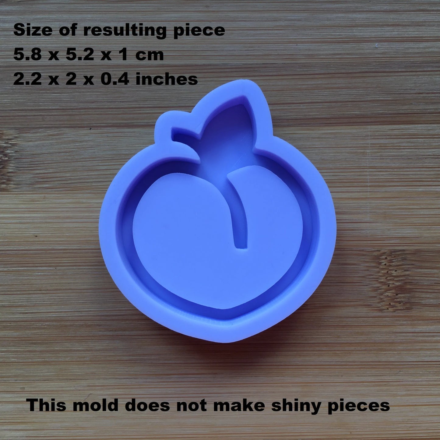 Peach Shaker Silicone Mold The Crafts and Glitter Shop
