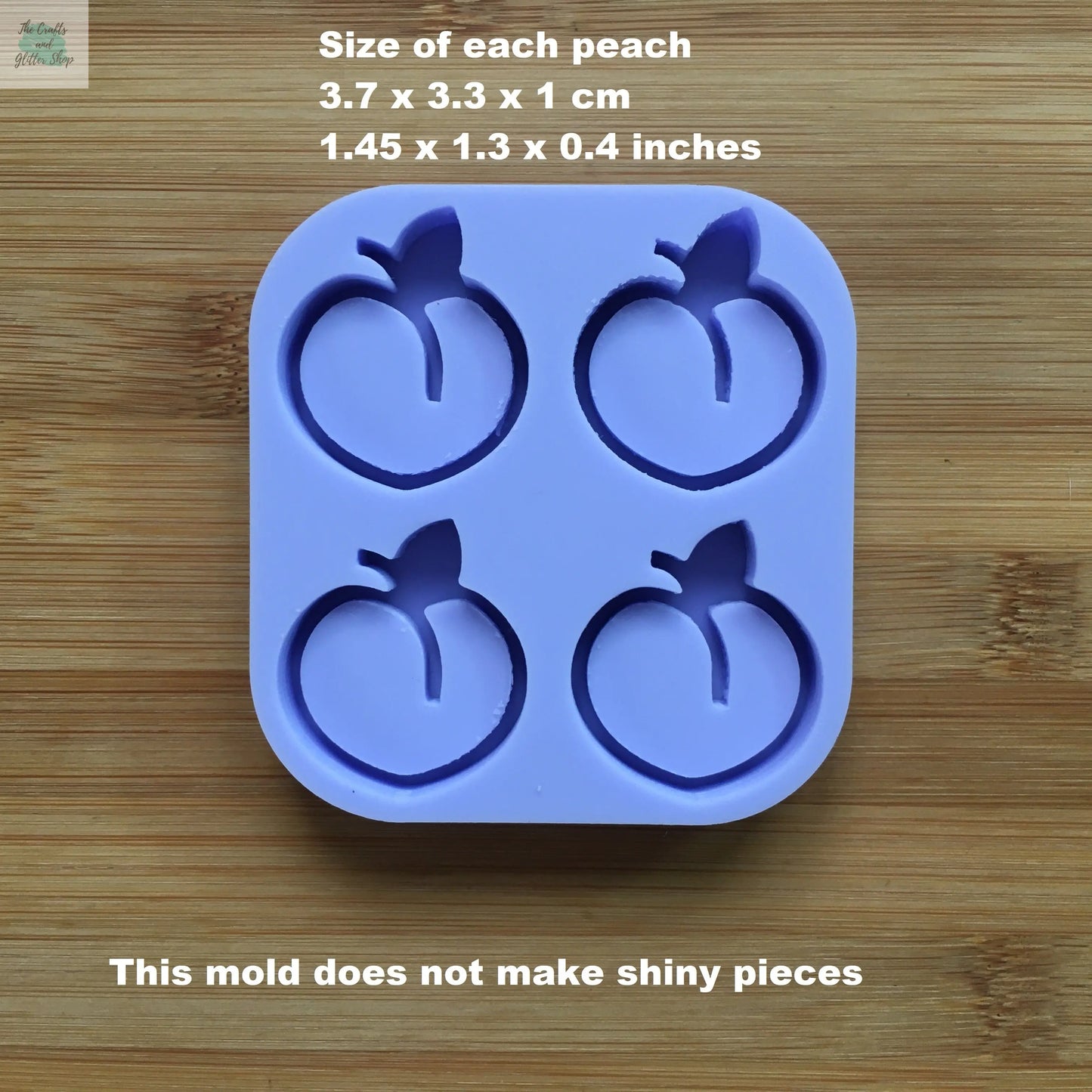Peach Shaker Silicone Mold The Crafts and Glitter Shop