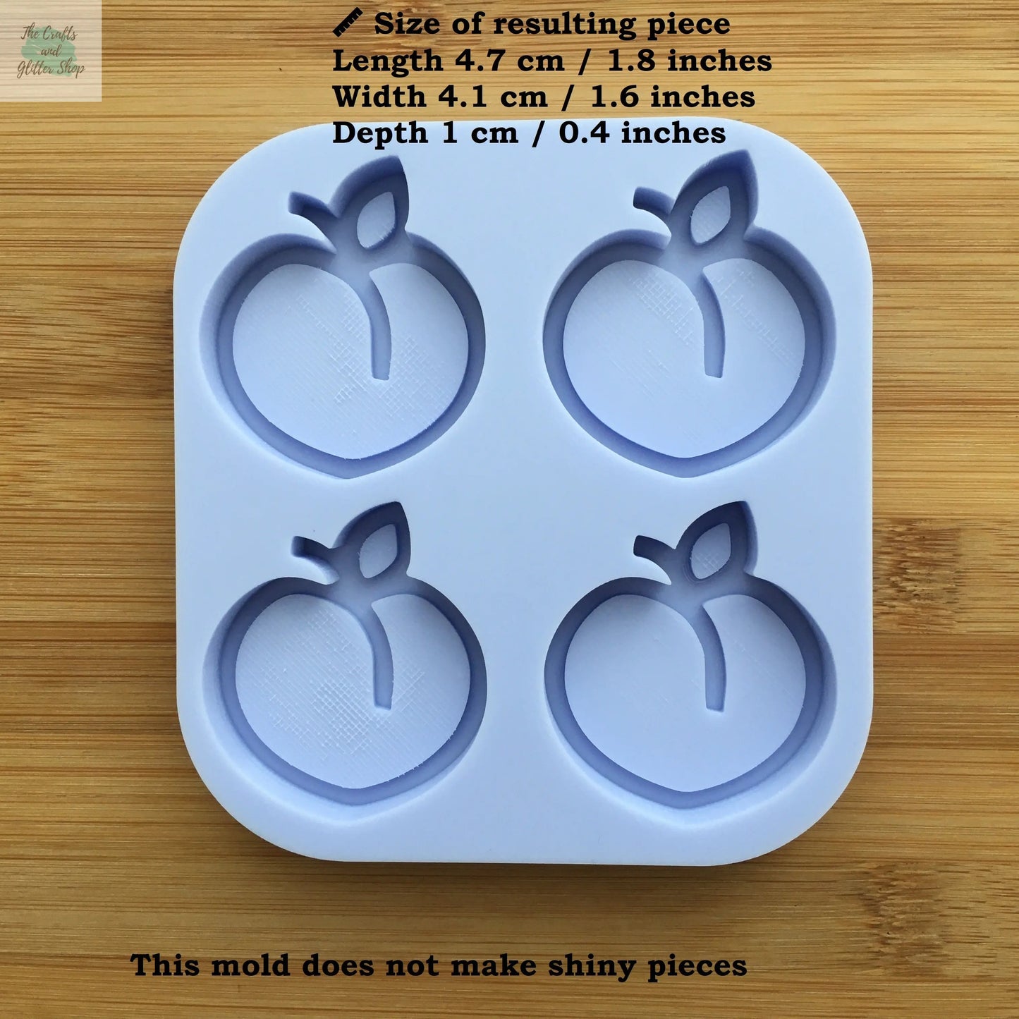 Peach Silicone Mold - The Crafts and Glitter Shop
