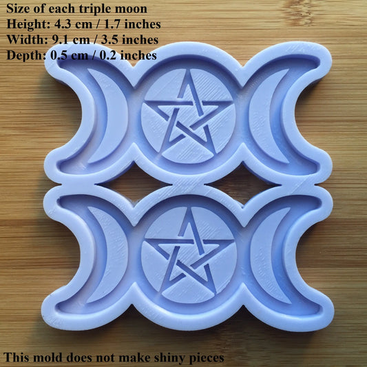 Pentacle Triple Moon Silicone Mold