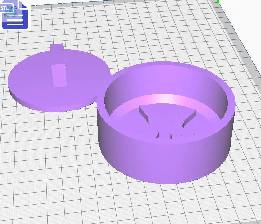 Pisces Bath Bomb Press STL File - for 3D printing - FILE ONLY - Pisces Bath Bomb Mold Shower Steamer - The Crafts and Glitter Shop