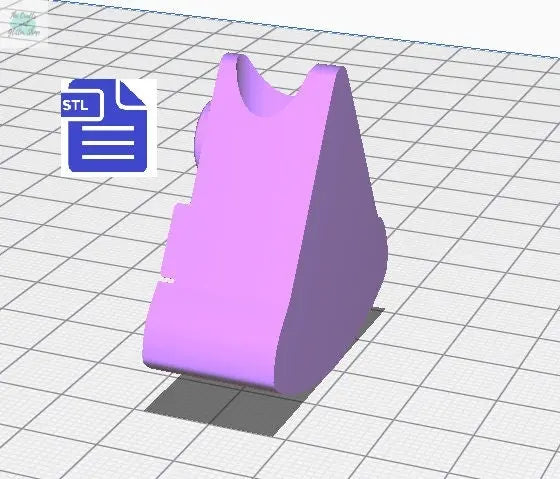 Pizza Slice Straw Topper STL File - for 3D printing - FILE ONLY - Instant Digital Download - The Crafts and Glitter Shop