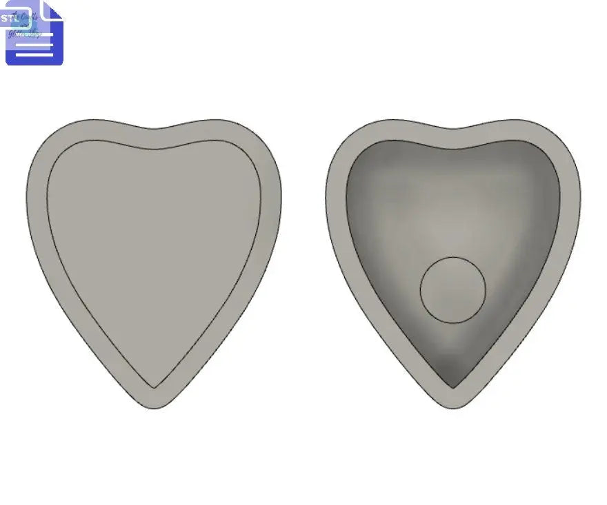 Planchette Bath Bomb mold STL File - for 3D printing - FILE ONLY - Planchette Bath Bomb Press Shower Steamer