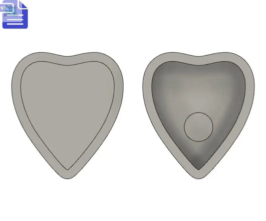 Planchette Bath Bomb mold STL File - for 3D printing - FILE ONLY - Planchette Bath Bomb Press Shower Steamer