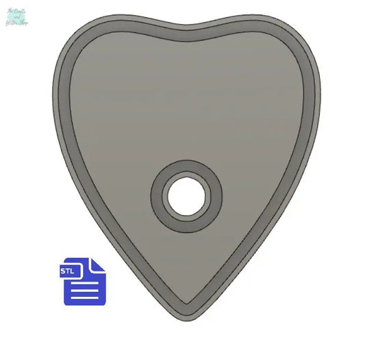 Planchette STL File - for 3D printing - FILE ONLY - with tray to make your own silicone molds - diy freshies mold - The Crafts and Glitter Shop