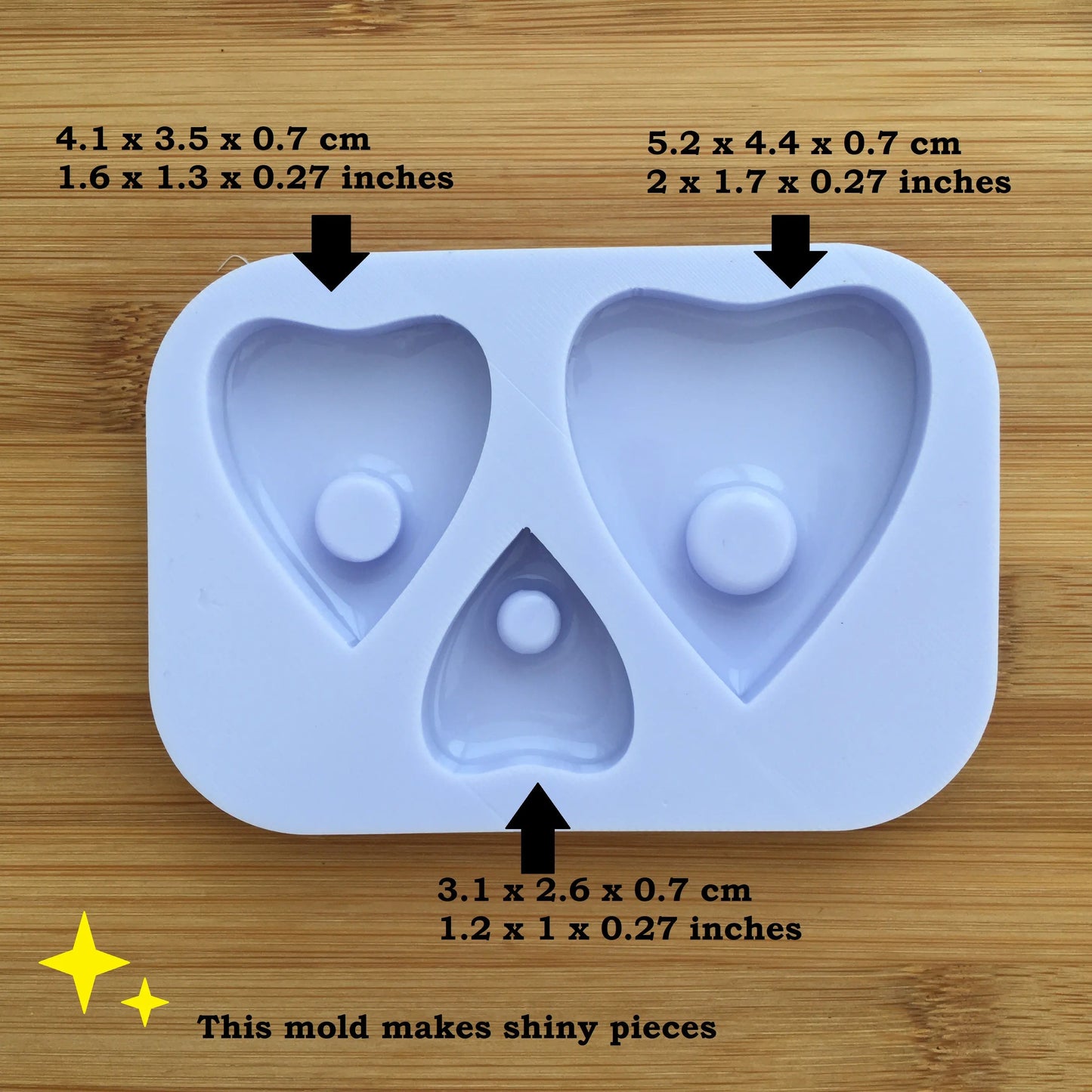 Planchette Silicone Mold The Crafts and Glitter Shop