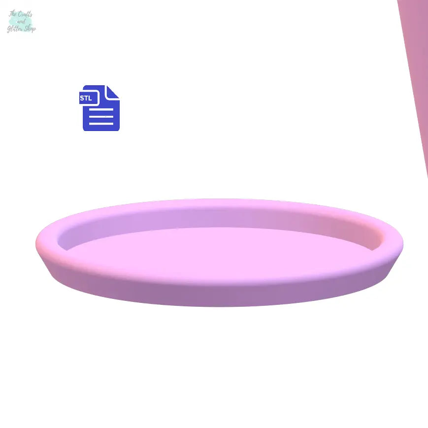 Planter with holes & Water dish STL File - for 3D printing - FILE ONLY - The Crafts and Glitter Shop