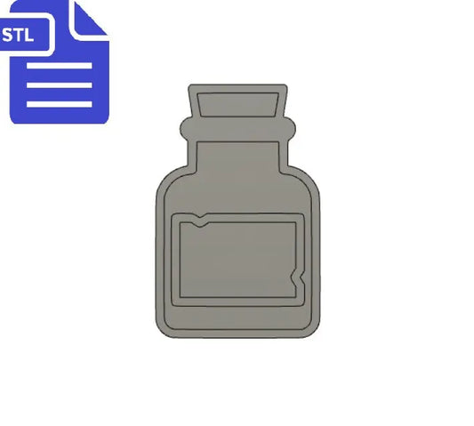 Potion STL File - for 3D printing - FILE ONLY - Deep design ideal to make molds for making bath bombs and soap - The Crafts and Glitter Shop