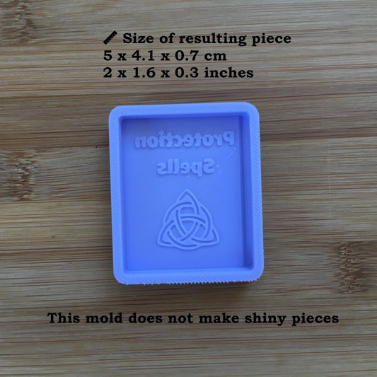 Protection Spell book Silicone Mold