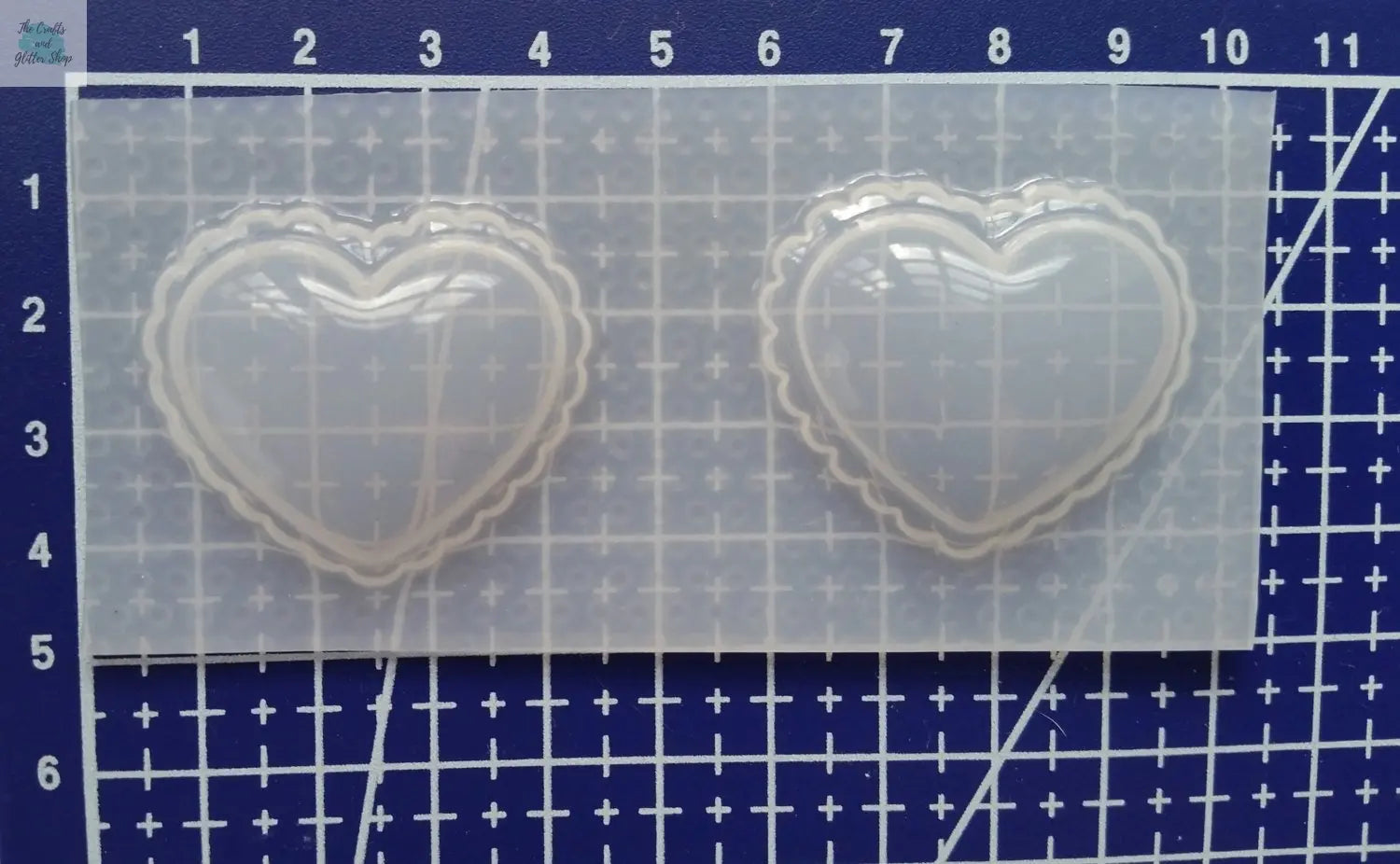 Puffy Hearts Plastic Mold
